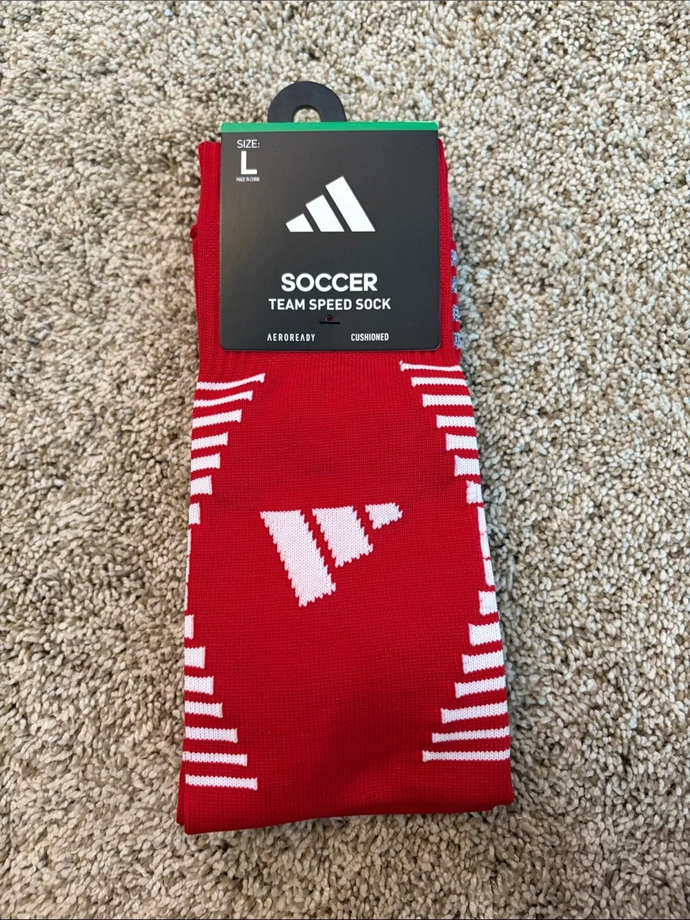 Adidas Over the Calf Red Soccer Socks